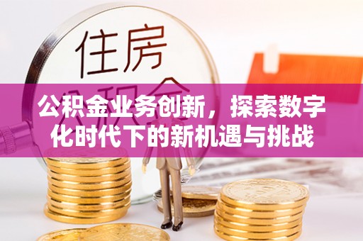 滦县公积金业务创新，探索数字化时代下的新机遇与挑战