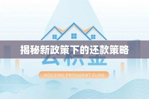 滦县揭秘新政策下的还款策略