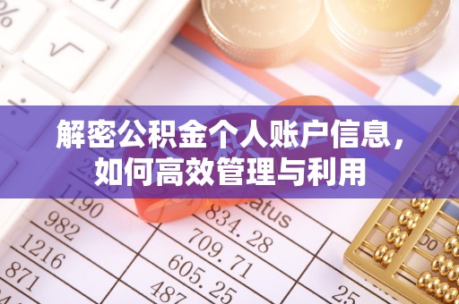 滦县解密公积金个人账户信息，如何高效管理与利用