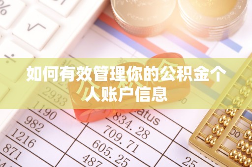 滦县如何有效管理你的公积金个人账户信息